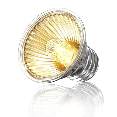 LumiGo UVA UVB Bulb Tortoise Heat Lamp, Turtle Heat Bulb, Vivarium Bulb, 75W Basking Bulb, E27 Reptile Heating Bulb Dimmable for Snake, Bearded Dragon, Lizard, Gecko, Ball Python, Pack of 1