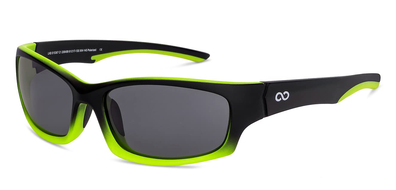Lenskart Boost Sports Sunglasses | Full Rim | Polarized and 100% UV Protected | Sunglasses for Men & Women | Large (138 mm...