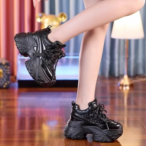 Chunky Sneakers for Women & Girls 3-Inch Platform Dress Walking Shoes for All Seasons4