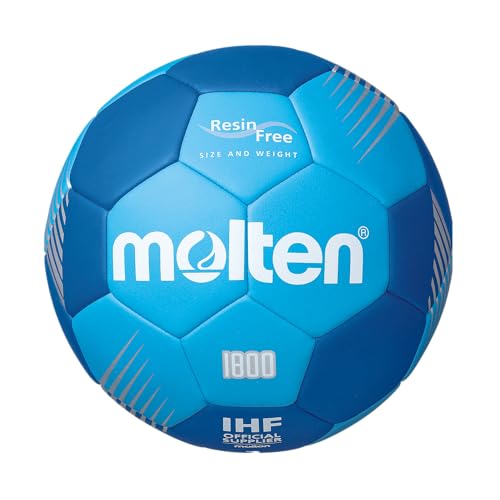 Molten HF1800 Handball, Light Blue/Blue, 3
