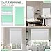 MANSNIX Smart Motorized Blinds with Remote Control, Blackout Smart Shades, Custom Smart Blinds with Valance, Cordless Electric Blinds for Windows(White,23