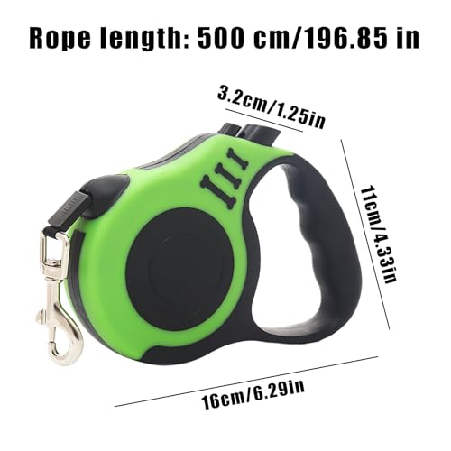 Einziehbarer Hundeladungen, einziehbarer Hunde Walking -Leads | Haustier -Wandertraktionseil | Multifunktionales Trainingsinstrument im Freien für Wandern, Sport und Camping