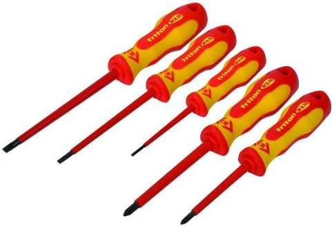 C.K Triton XLS 1000V Screwdriver Set SL/PZ (5 Pieces)