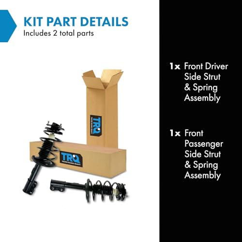 Image of TRQ Front Strut and Spring Assembly Set 2 Piece