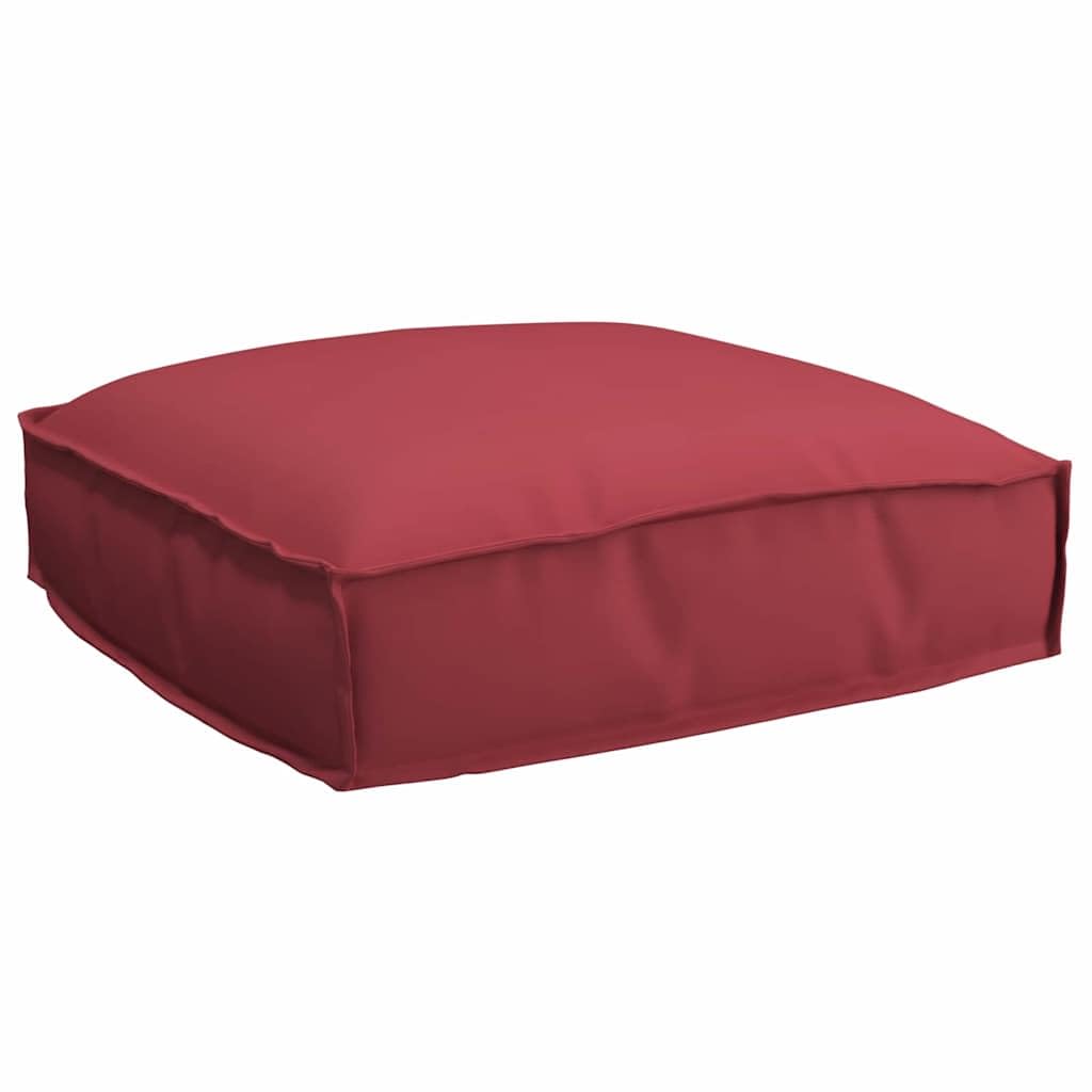 Coussin de jardin bordeaux Oxford 50x50 résistant à l'eau pour remédier aux chaises dures de terrasse