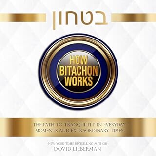 How Bitachon Works Audiolibro Por Dovid Lieberman arte de portada