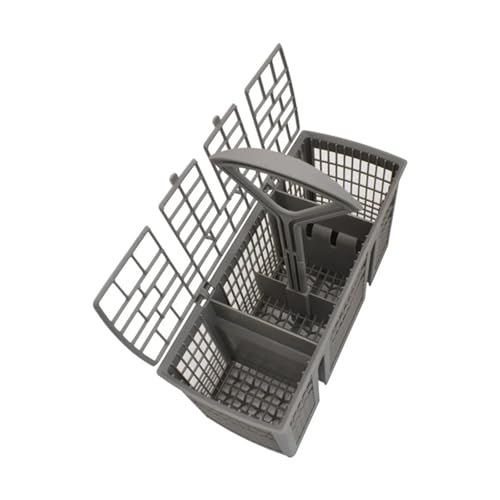 Cesta universal for cubiertos de lavavajillas, con asa extraíble y soporte for utensilios. Compatible Siemens Durham