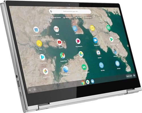 Image of Lenovo C340 15.6 inch FHD Touchscreen 2-in-1 Chromebook Laptop, Intel i3 CPU(Up to 3.4GHz), 4GB RAM, 64GB Storage, USB-C, Wi-Fi, Bluetooth, Chrome OS, Grey, High-End Business /Luxury Gift