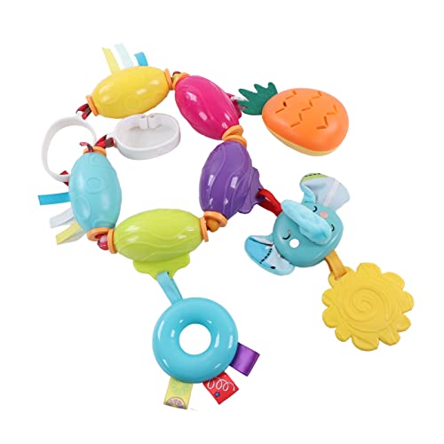 Brinquedo para Carrinho de bebê, Brinquedo Colorido para Fixação de Carrinho de bebê ConexãO Fácil e
