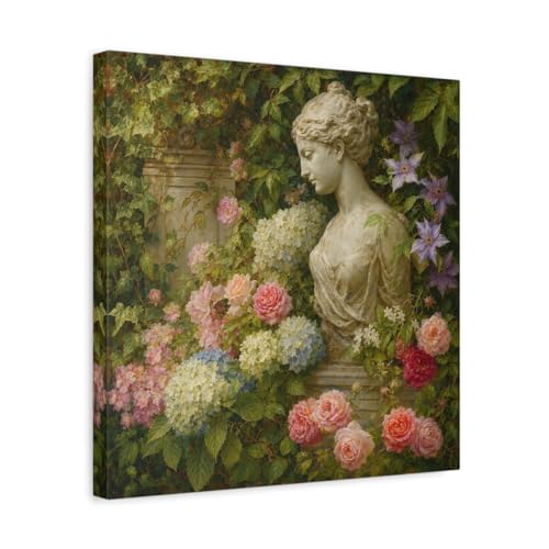 Buste de statue nature impression sur toile pour décorer le salon
