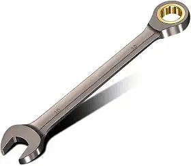 1 pacote com chave catraca de 10 mm, chave de catraca combinada, 72 dentes, aço cromo vanádio