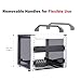 GeeekPi DeskPi RackMate T0 Plus, 10 inch 4U Mini Server Cabinet for for Servers, Network, A/V Equipment, 10.23 inch Depth (Silver)