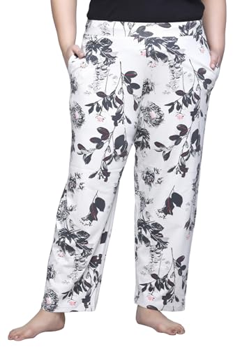RYSH Women's Cotton Comfortable Printed Palazzo, Lounge Pants Rel...