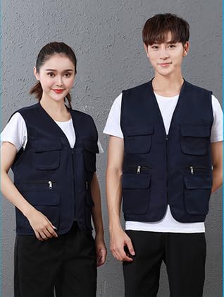 Volunteer Work Vest with Multiple Pockets - Utility Vest for Adults2
