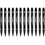 uni-ball Pin Black Technical Drawing Marker Pen 0.5mm - Box of 12 Pens