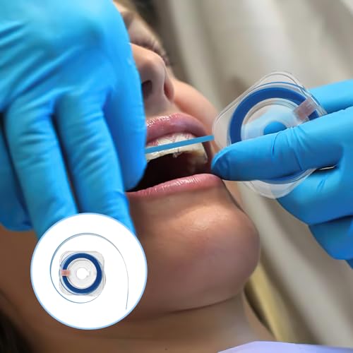 1-pack 30m dental polishing strip teeth grinding sanding tool fine abrasive grit 016-inch width 197 feet length deep teeth cleaning tooth polish strips oral care