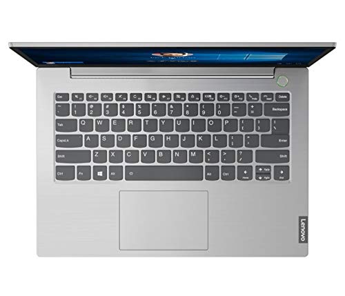 Image of Lenovo ThinkBook 14 Laptop, 14 inch Full HD 1920 x 1080 IPS Anti-Glare, 10th Gen Intel i5-10210U Quad Core, 8GB DDR4, 256GB PCIe SSD, Fingerprint Reader, Office 365 Personal, Win 10 Pro - Mineral Grey