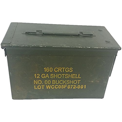 Armeeverkauf US Munitionskiste Metallkiste mittelgroß gebraucht 29,5 x 15,5 x 18,5 cm Oliv