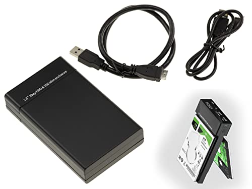 KALEA-INFORMATIQUE USB 3.0 Bay-Gehäuse für 2 SATA 2.5 Festplatten, mit Material RAID 0 1 0+1 und USB3 5G Link.