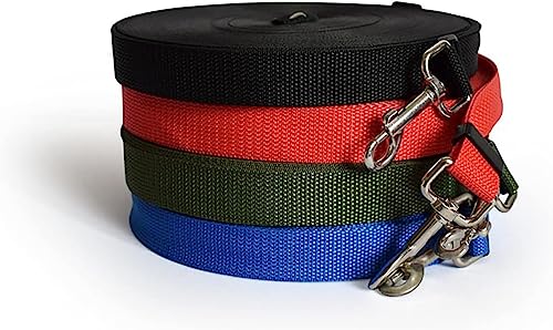 KJOET 牽引縄 牽引ロープ ペット牽引ロープ用品 犬の牽引縄 犬の牽引ベルトのトレーニング犬ロープ ブルー 長さ10メートル 遠距離 アウトドア トレーニングベルト