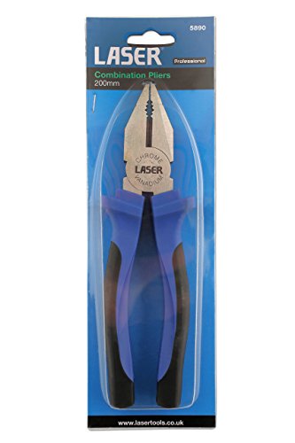Laser 5890 Combination Pliers 200mm, Chrome - Image 2