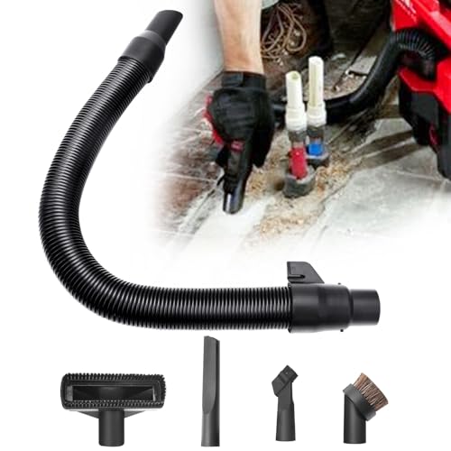 14-37-0105 18V Wet/dry Vac Hose Assembly with Universal Attachments Adapter Kit for 18v/28v Vacuum 0880-20 0970-20 (Internal Storage) Use to Pick Up Dust and Debris