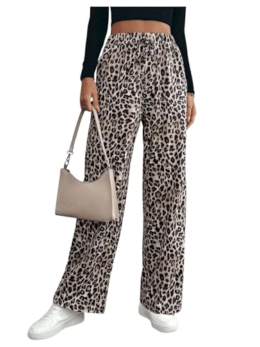 Pantalon imprimé léopard idéal pour vos sorties de week-end