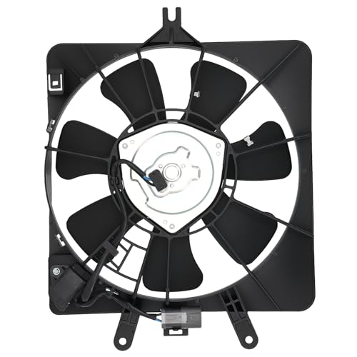 Image of maXpeedingrods A /C Condenser Fan Assy w /Shroud for Honda Fit 2007-2008 1.5L, 38616PWAJ01 HO3120100 38615RMEA01