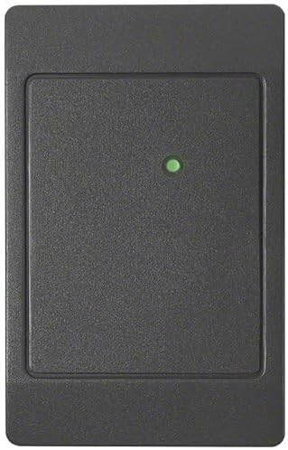 5395C1100 ThinLine II Proximity Reader with Wiegand Output, Pigtail, Beep On, LED Normally Red, Reader Flashes Green on Tag Read, Designer Black