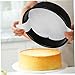 NAMOARLY Nonstick Round Cake Pans 3-piece Baking Set with Parchment Liners 8-inch Diameter Black Versatile for All Kinds of Cakes