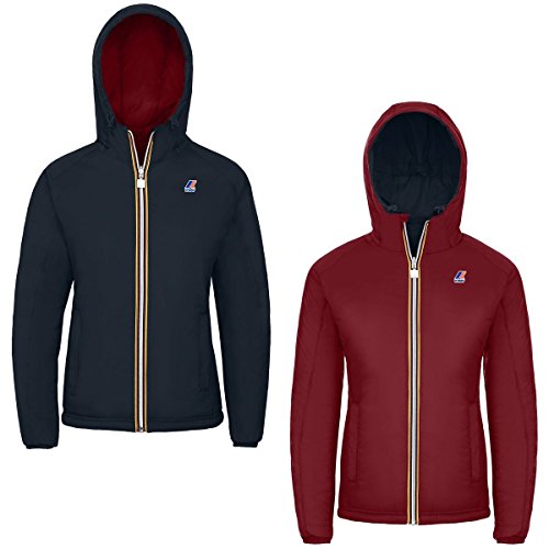 K-Way AUDE PADDED DOUBLE DEPHT BLUE- RED SC