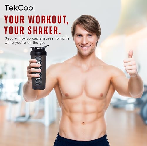 Image of TEKCOOL Gym 2. 2 Litre Bottle for Gym Workout, Motivational Sipper gallons for Adults, Water Bottles 2 + LTR, 2litre Sipper for Men & Women Motivational gallons