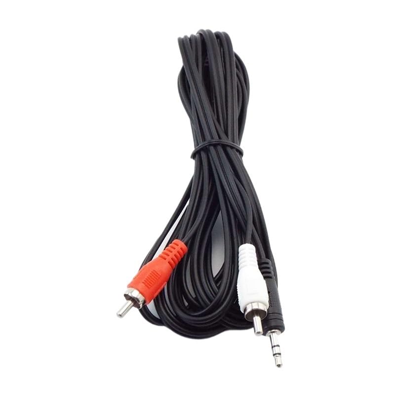 Cable divisor audio 3.5mm a 2 RCA macho 3 m miniatura 4