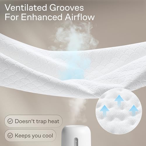 Image of Ultra Soft Waterproof Mattress Protector King - 6-21 inch Deep Pocket with Leak-Proof Edge Protection - Noiseless & Cooling Soft-Touch Viscose Made from Bamboo - Machine Washable (White)