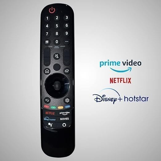 Image of BLACKSHEEP Remote Compatible MR21GA for 2021 LG-Magic-Remote Without Pointer and Voice Function Replacement for LG UHD OLED QNED 4K 8K Smart TV (Without Voice & Mouse)
