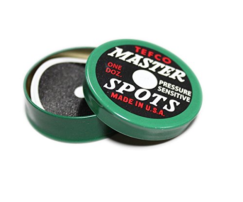 Tweeten Tefco Master Spots Pool/Billiard Spot Stickers One Dozen