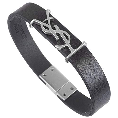 (サンローラン)SAINT LAURENT PARIS ブレスレット YSLロゴ入り 559355-0IH0E-1000_M [並行輸入品]
