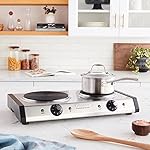 Cuisinart CB-60P1 Countertop Double Burner, Stainless Steel/Black - Image 2