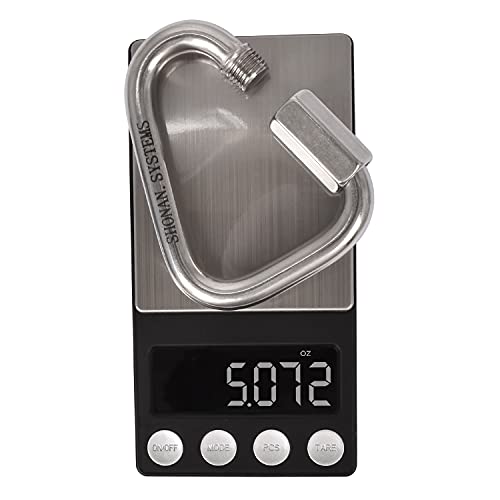 Shonan Delta Quick Link, Large Stainless Steel 3.5 Inch Triangle Quick Links Heavy Duty Triangle Carabiners Marine Grade, 1 Pack, 2300 Lbs Capacity #TOP3