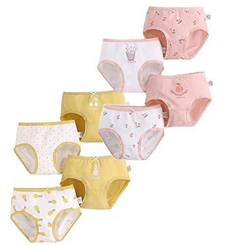 Image of benetia Girls' Underwear Soft Cotton 6-8 Pack