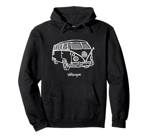 Volkswagen Camper Doodle Pullover Hoodie