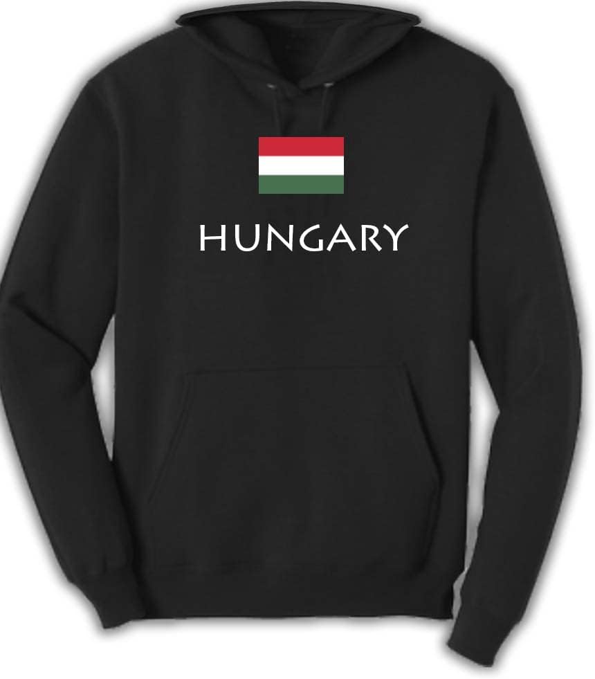 Ay Cabron™ Hungary With Flag | Hungarian Flag | Flag Of Hungary Hoodie For Men