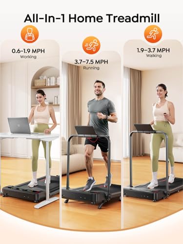 Motorized Folding Treadmill with Incline
