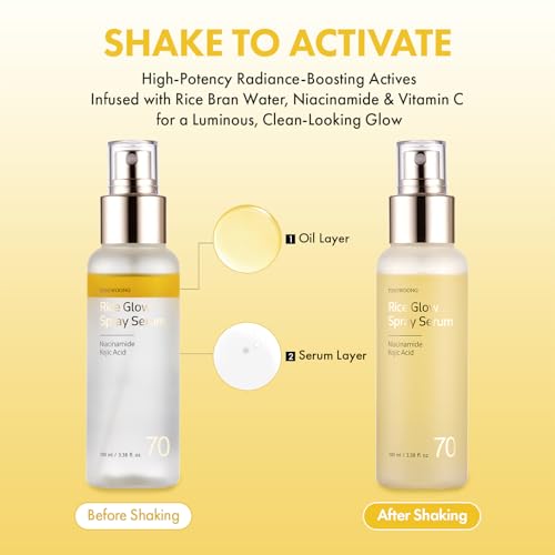 Image of TOSOWOONG Rice Glow Spray Serum, All-in-One Mist for Glass Skin, Dark Spots