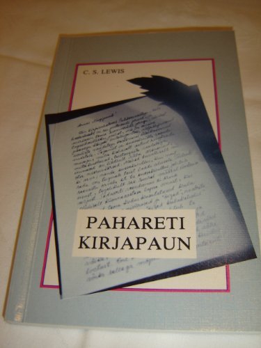 The Screwtape Letters in Estonian Language / Pahareti kirjapaun