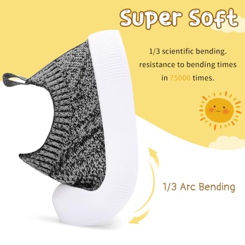 Image of BACSAC Baby Toddler Unisex Infant Shoes Boys Girls Beige Mesh Breathable Non-Slip Soles 6-36 Months