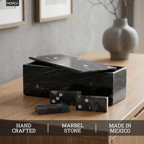 Juego de Domino Artesanal de Mármol con Caja miniatura 4