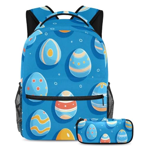 Sac à dos avec trousse scolaire multicolore idéal pour le collège et lycée