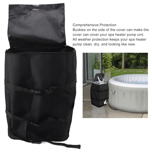 Housse pompe spa imperméable bâche de chauffage coupe-vent extérieure universelle - 7