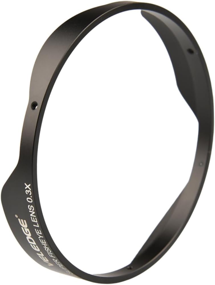 Fisheye Lens Adapter 37Mm 0.3X Hd Ultra Wide Angle Adapter Ring Camera Accessories